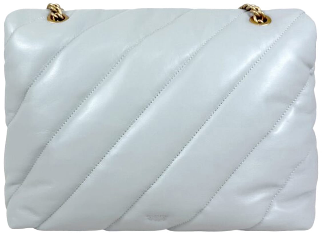 Pinko Bags Grigio Perlaantique Gold Goud