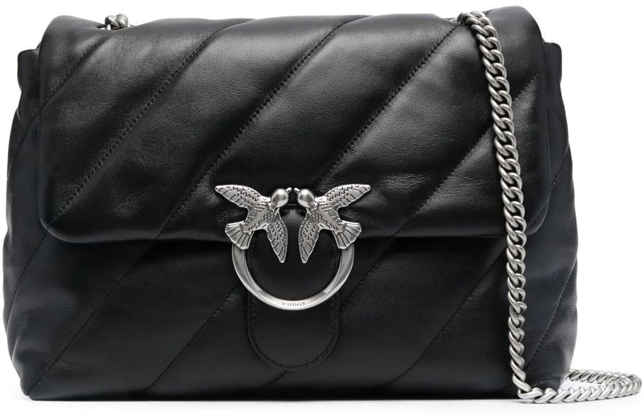 Pinko love big puff black Zwart