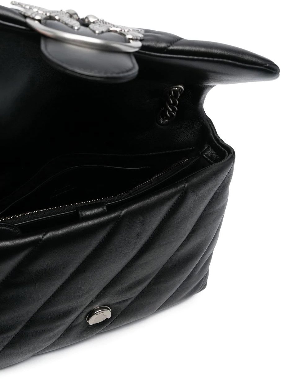 Pinko love big puff black Zwart