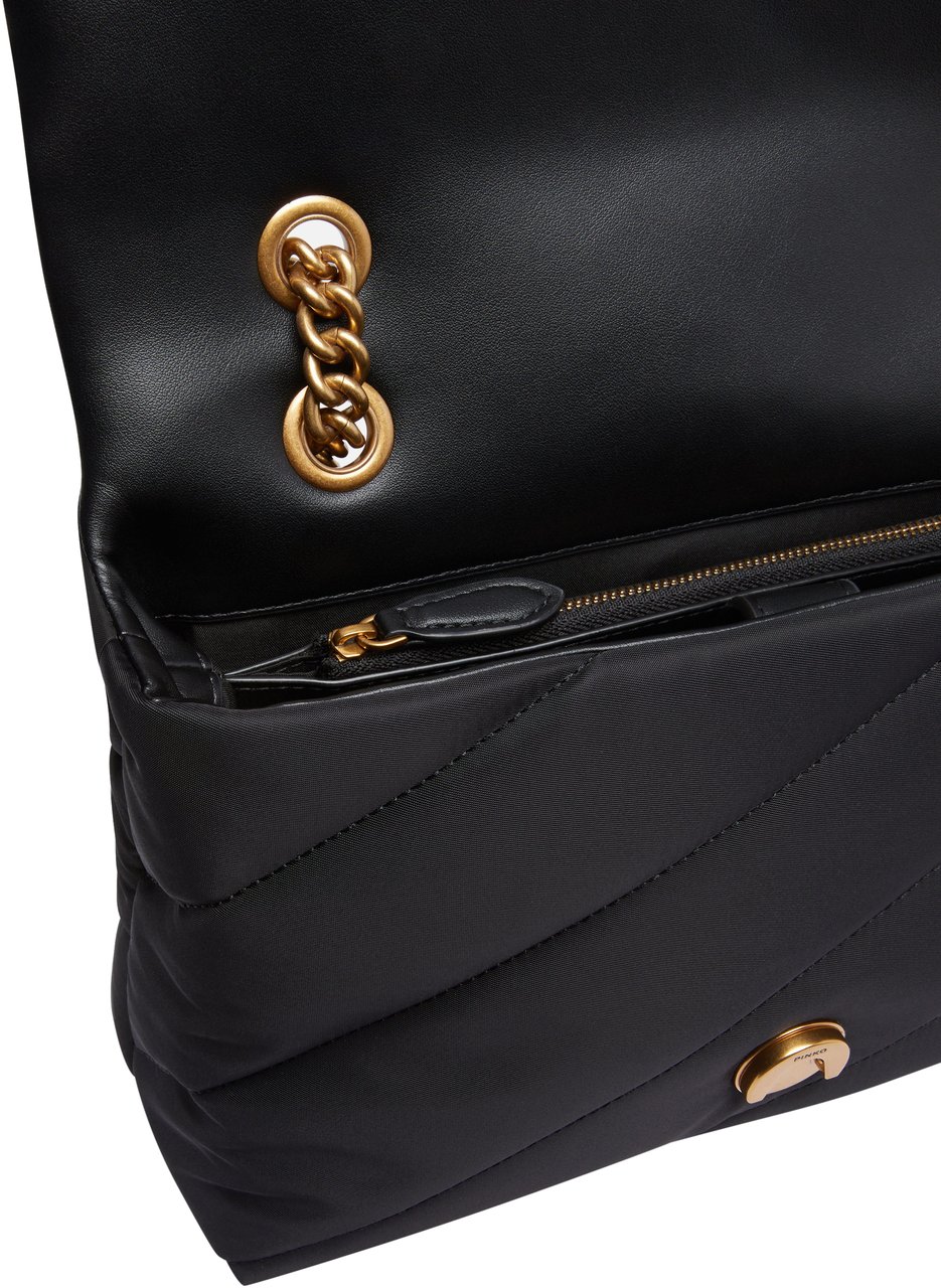 Pinko Bags Neroantique Gold Goud