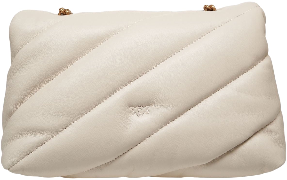 Pinko Shoulder bag 'Love Bag Puff' Beige