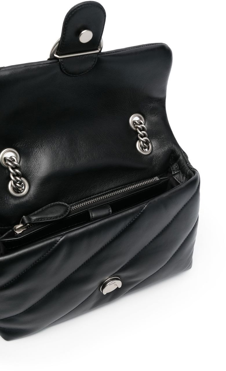 Pinko Pinko Borse... Nero E Argento Zwart