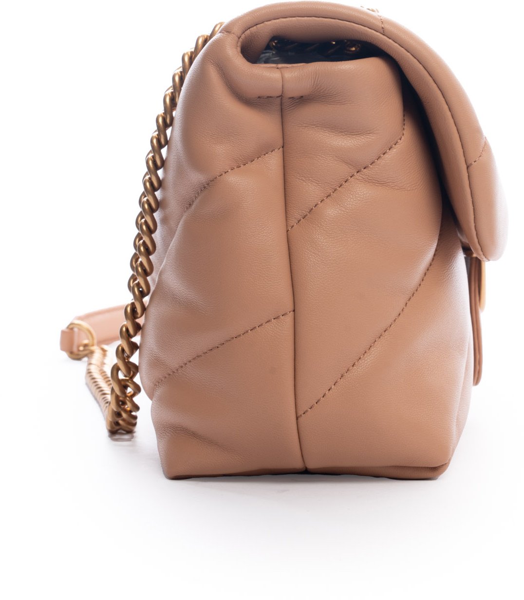 Pinko Bags Rosa Toastantique Gold Roze