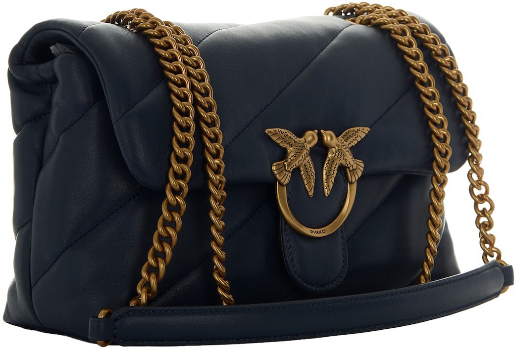 Pinko Bags Blu Indaco Ombrosoantique Gol Divers