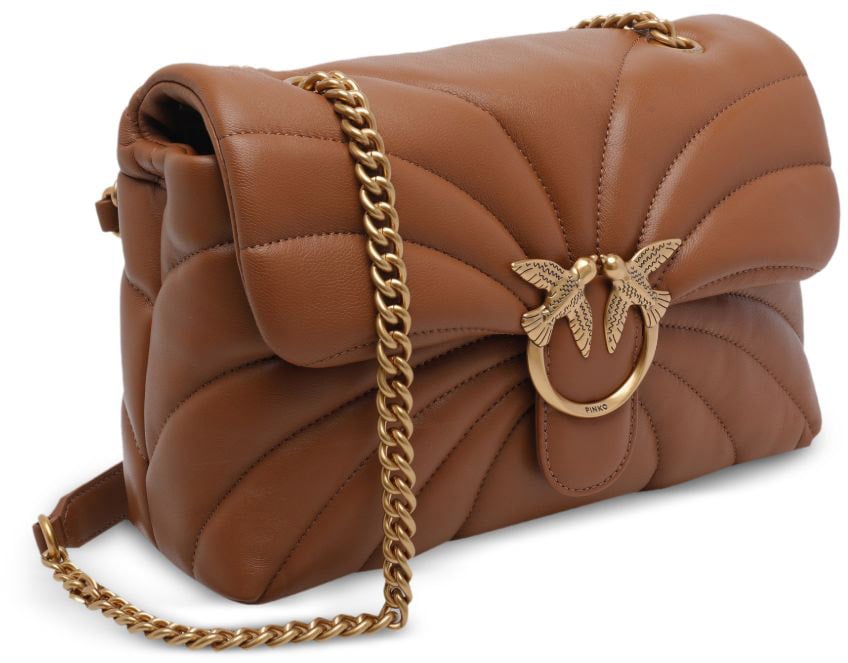Pinko Bags Brown Beige