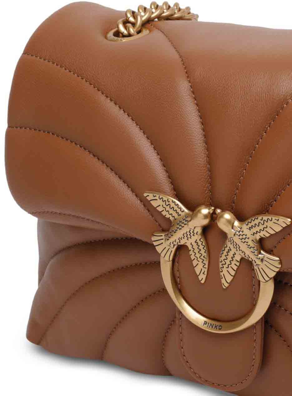 Pinko Bags Brown Beige