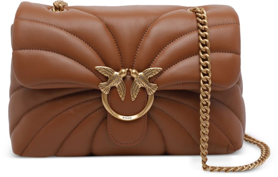 Pinko Bags Brown Beige