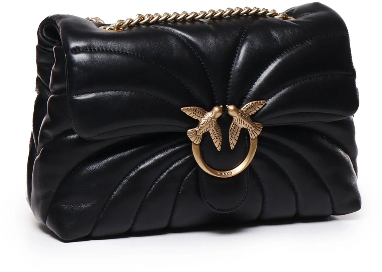 Pinko Bags Neroantique Gold Goud