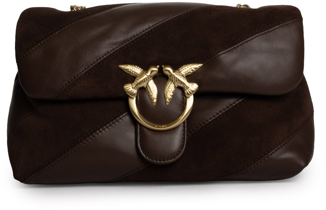 Pinko Bags Marrone Castano Matt Gold Bruin