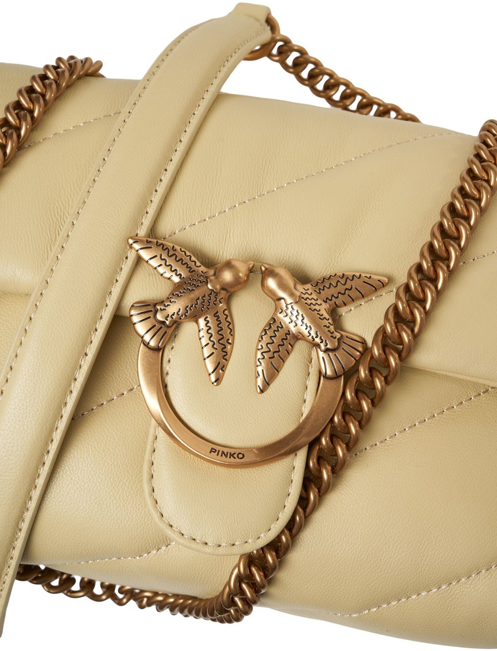 Pinko Shoulder bag 'Love Puff Mini' Geel