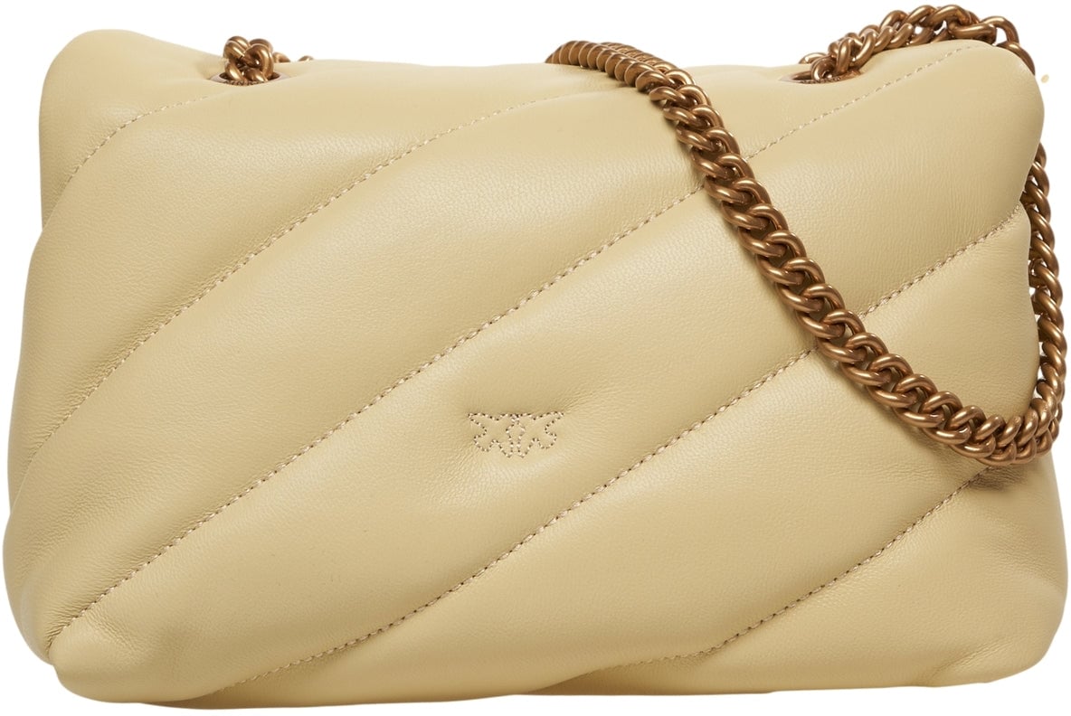 Pinko Shoulder bag 'Love Puff Mini' Geel