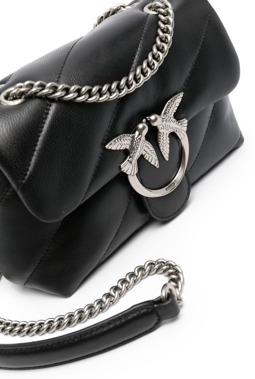 Pinko Pinko Borse... Nero E Argento Zwart