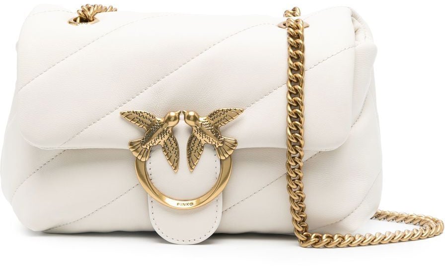 Pinko Pinko Borse... Bianco E Oro Wit