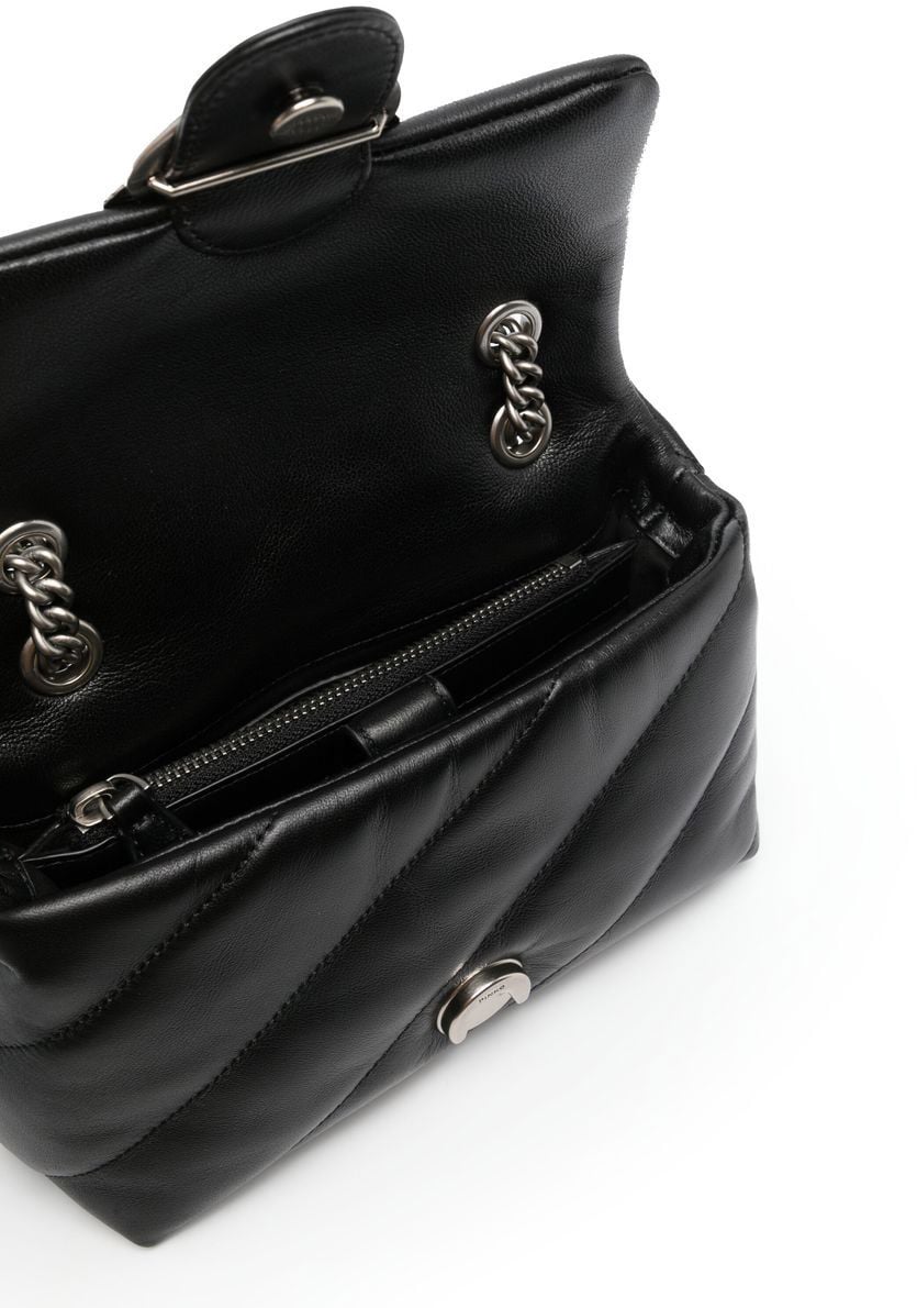 Pinko Pinko Borse... Nero E Argento Zwart