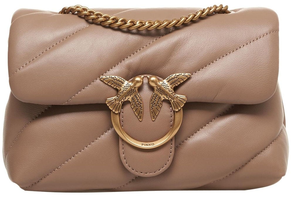 Pinko Bags Biscotto Zenzeroantique Gold Bruin