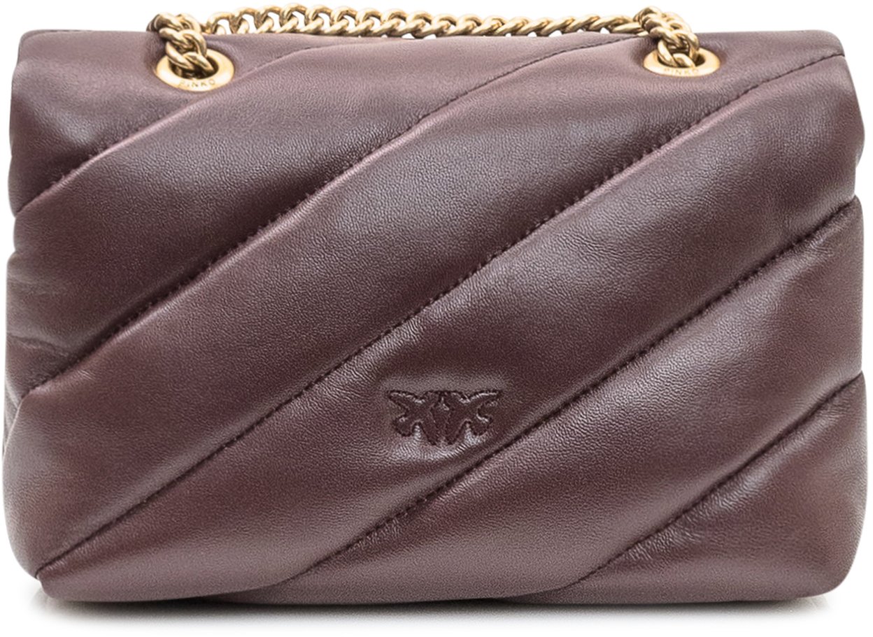 Pinko Borsa Bordeaux Love One Soft Pinko Bruin