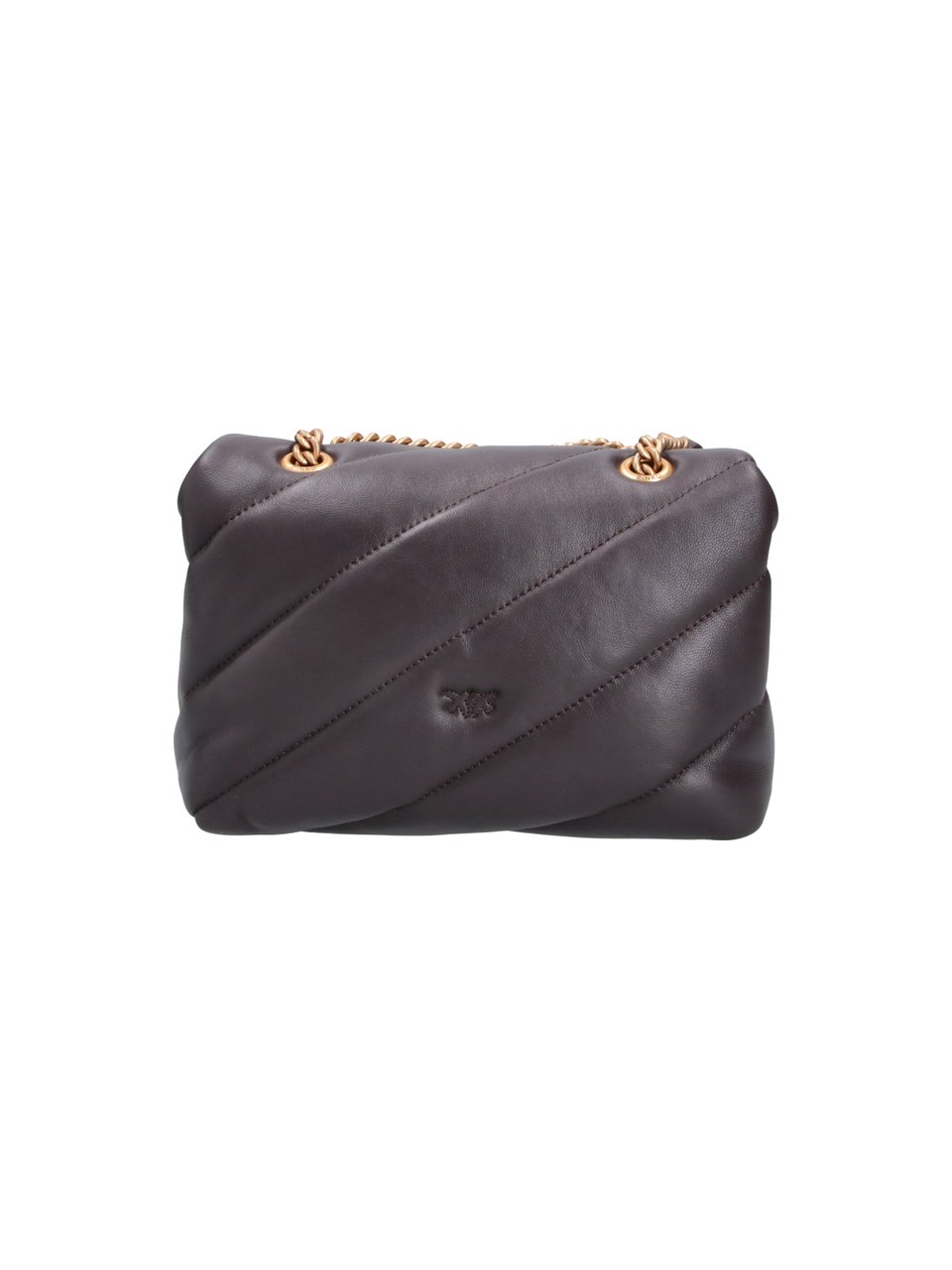 Pinko Mini Shoulder Bag with Quilted Padded Design Bruin