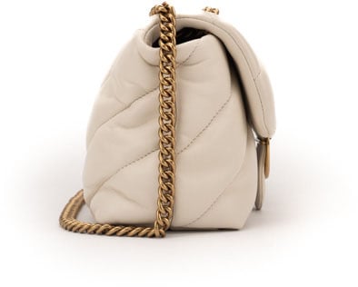 Pinko Bags Bianco Setaantique Gold Goud