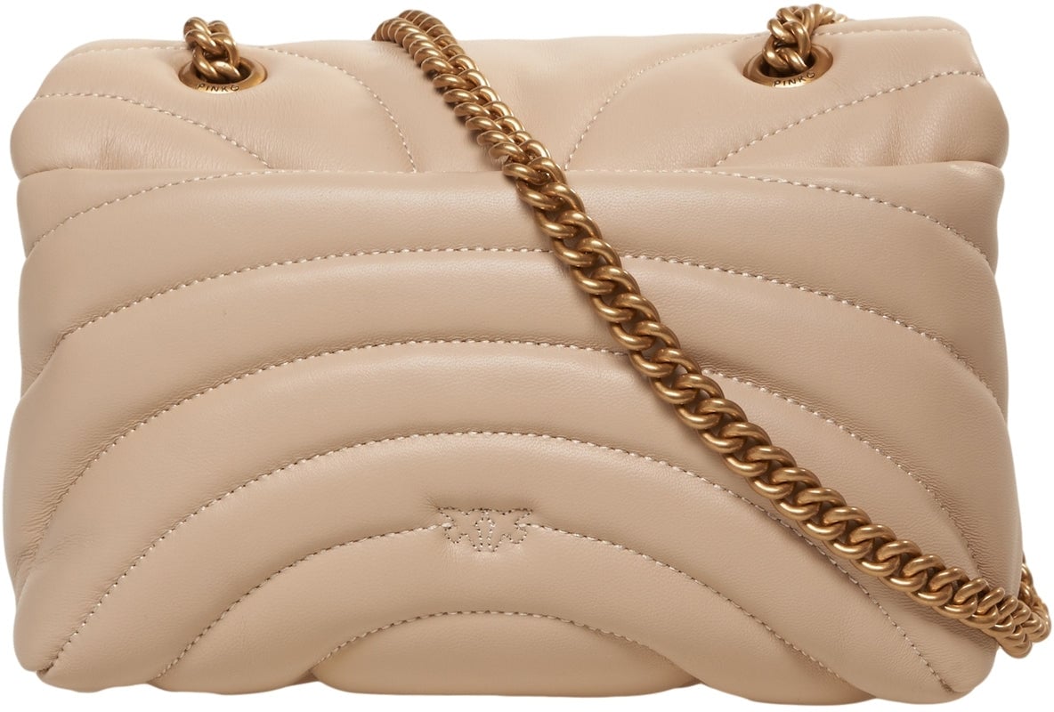 Pinko Shoulder bag 'Love Bag Puff' Beige