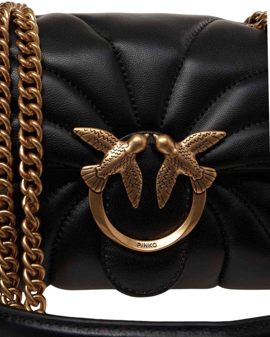 Pinko Shoulder bag 'Love Bag Puff' Zwart