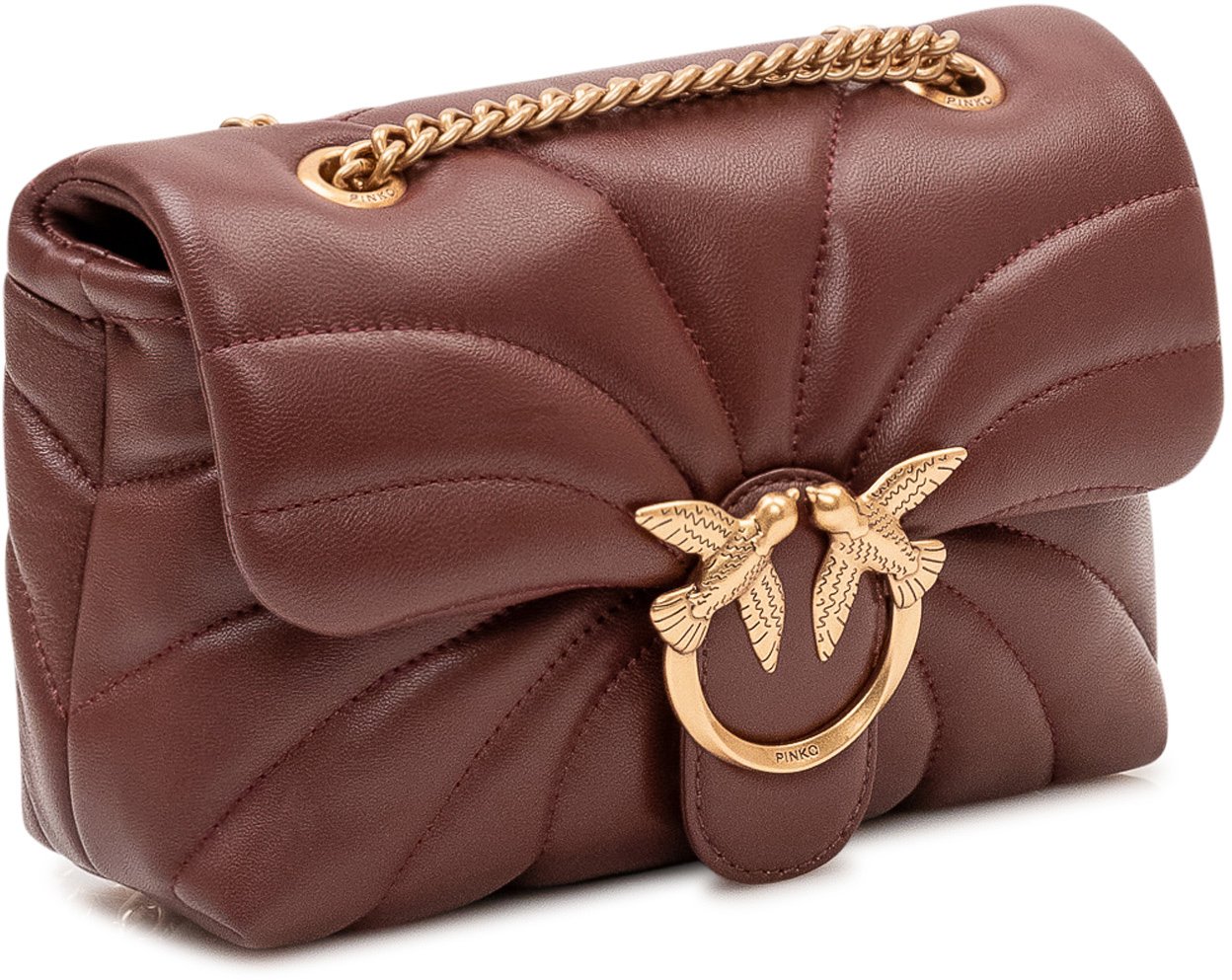Pinko Borsa Love Puff Mini Trapuntata con Patta Bruin