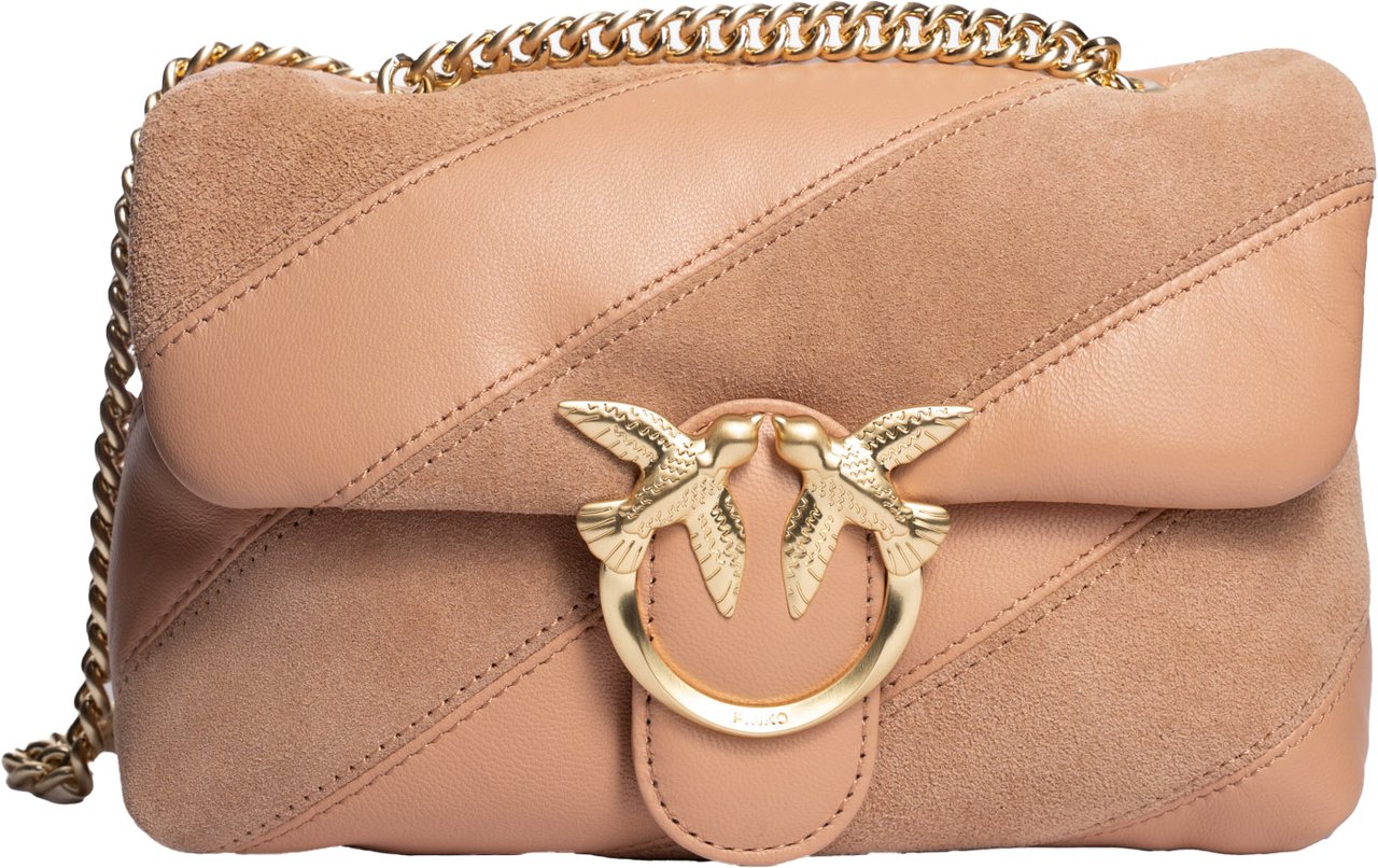 Pinko Bags Rosa Toastmatt Gold Roze