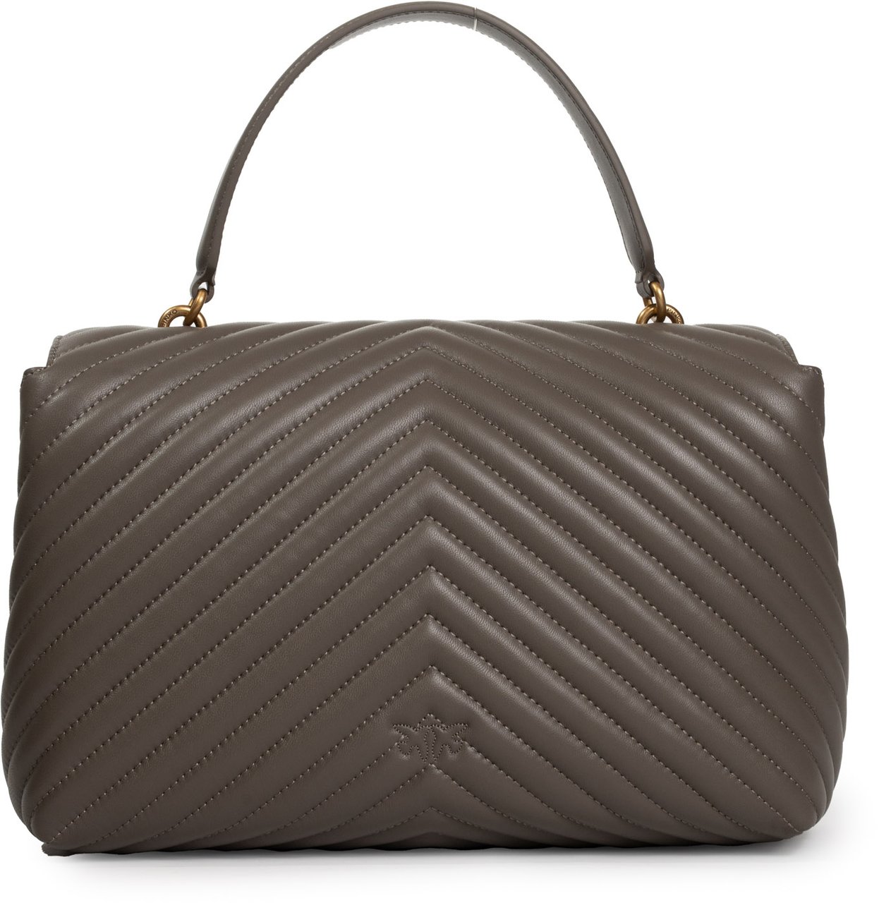 Pinko Bags Grigio Asfalto 1 Antique Gol Grijs