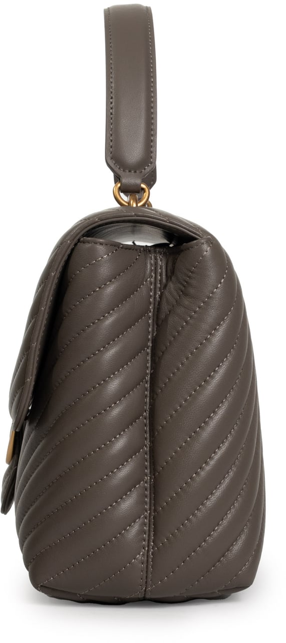 Pinko Bags Grigio Asfalto 1 Antique Gol Grijs