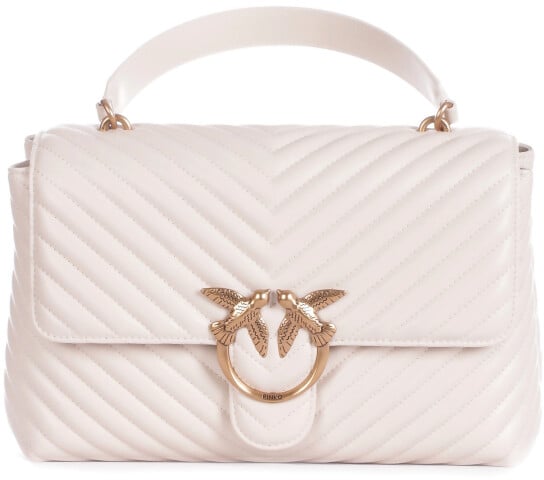 Pinko Bags Bianco Seta Wit