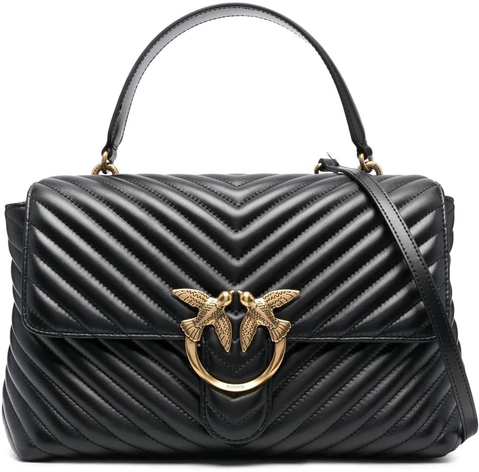 Pinko love lady puff big black Zwart