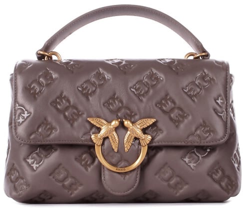 Pinko Bags Grigio Asfalto Grijs