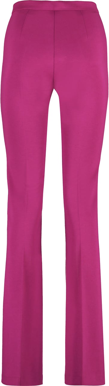 Pinko Hulka flared viscose trousers Paars