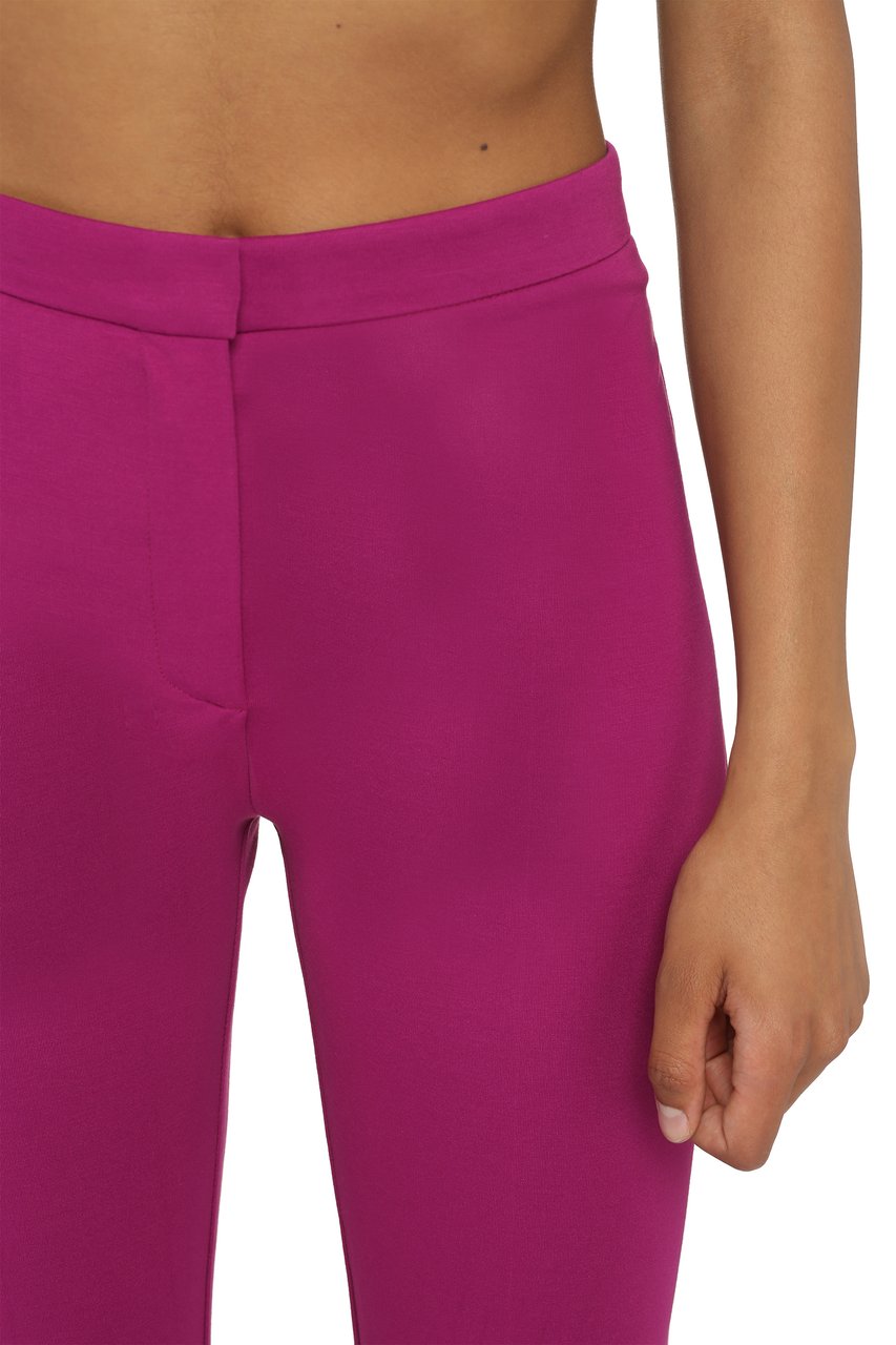 Pinko Hulka flared viscose trousers Paars