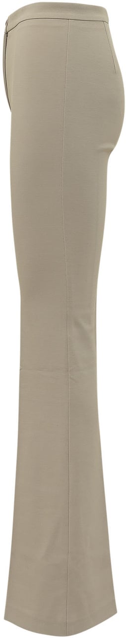 Pinko Hulka Pantaloni Bootcut con Piega Taupe