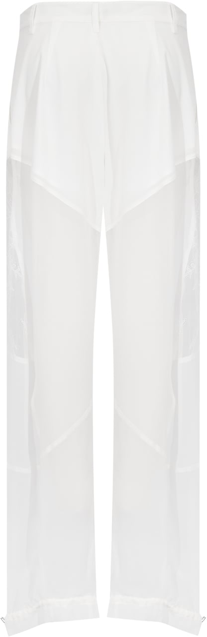 Pinko Trousers Bianco-Biancaneve Wit