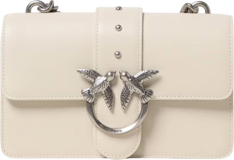 Pinko Love One Mini Bianco Seta Wit