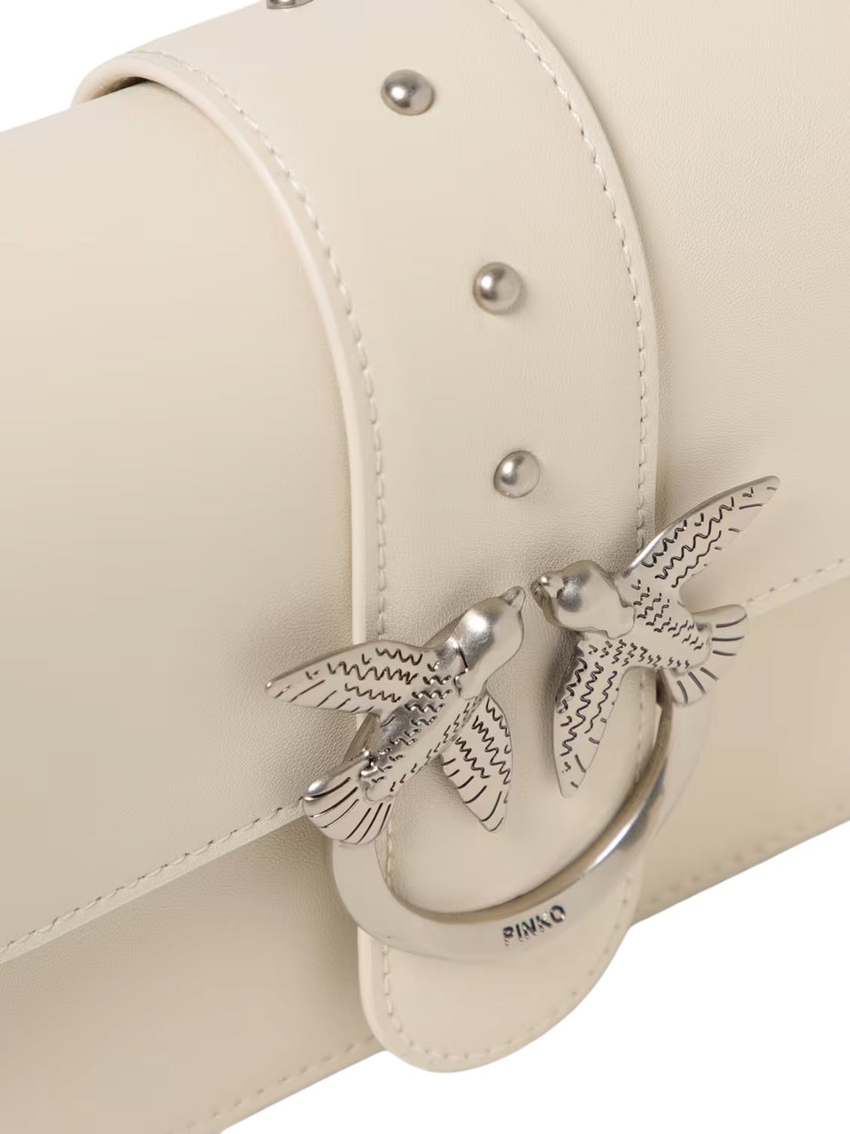 Pinko Love One Mini Bianco Seta Wit