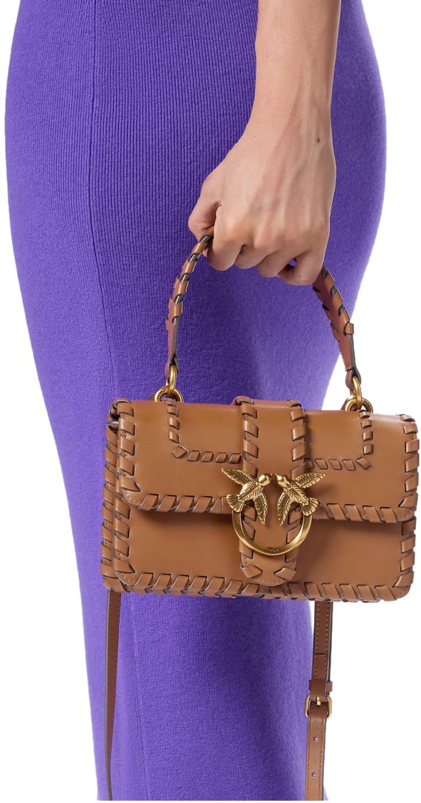 Pinko Shoulder Bags Brown Bruin