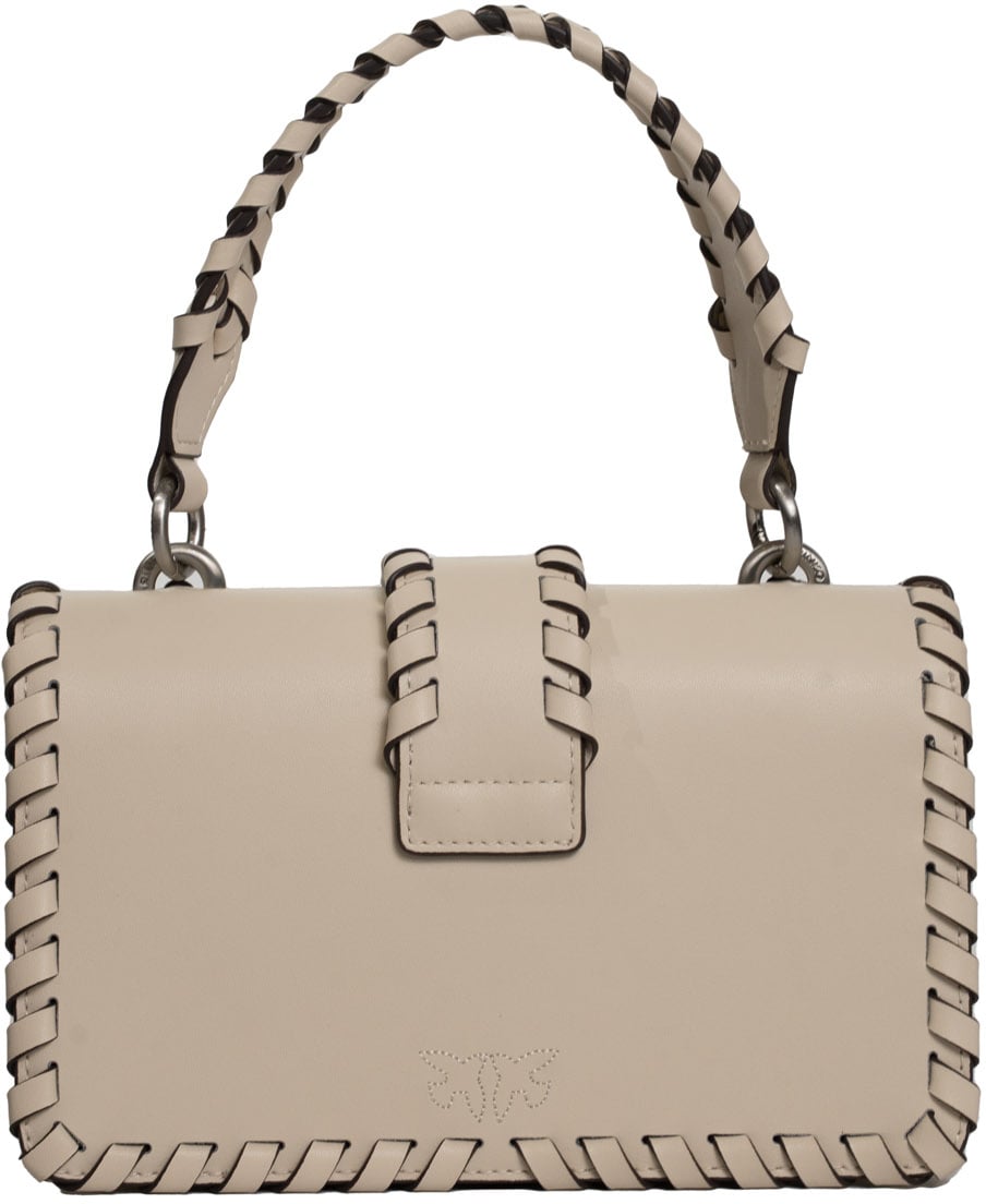 Pinko Bags Bianco Setamatt Silver Zilver