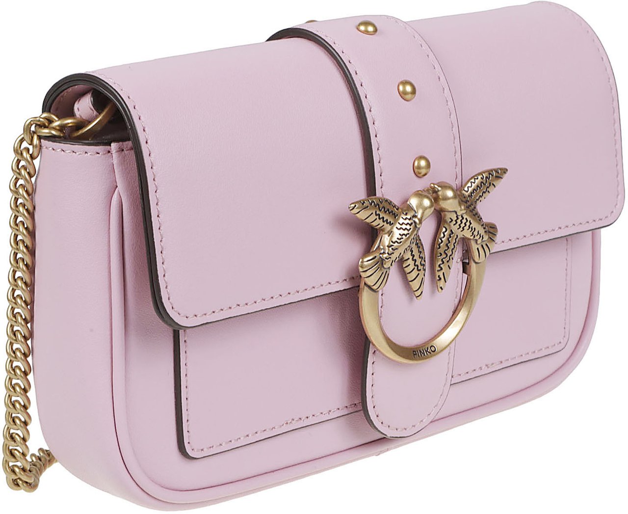 Pinko Love One Pocket Simply Bag Pink Roze