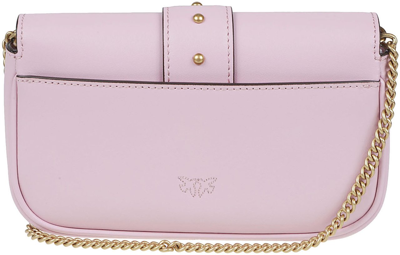 Pinko Love One Pocket Simply Bag Pink Roze