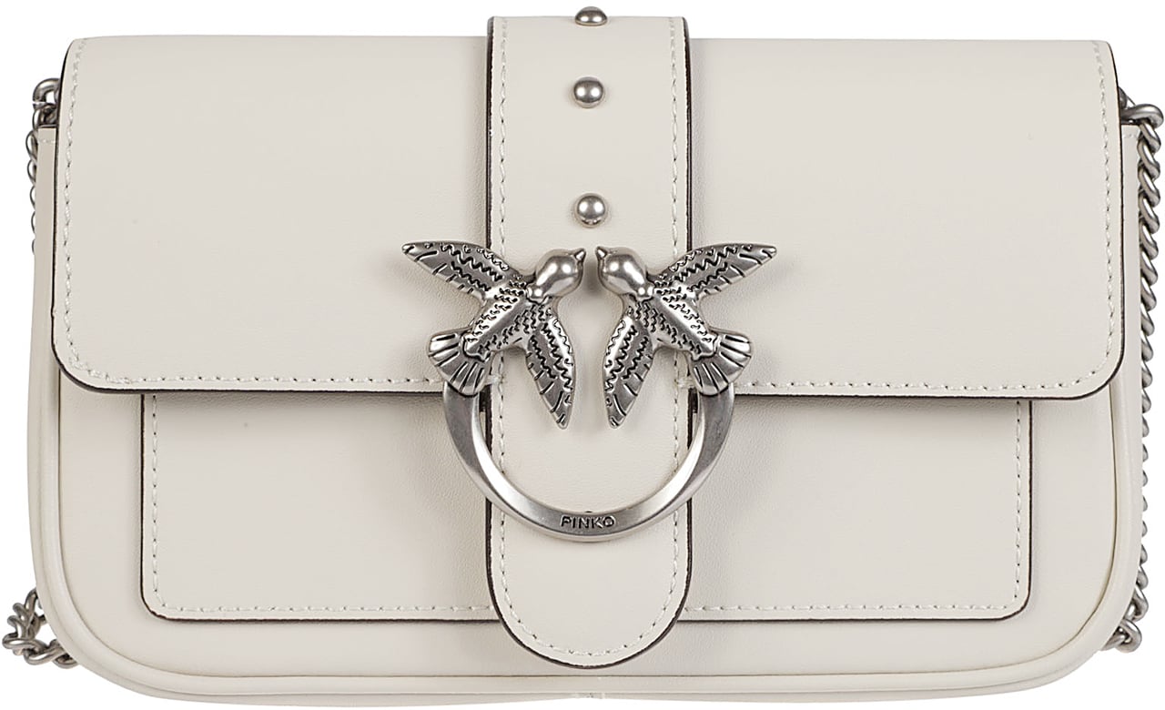 Pinko Love One Pocket Simply Bag White Wit