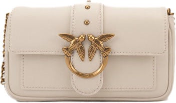 Pinko Bags Bianco Setaantique Gold Goud