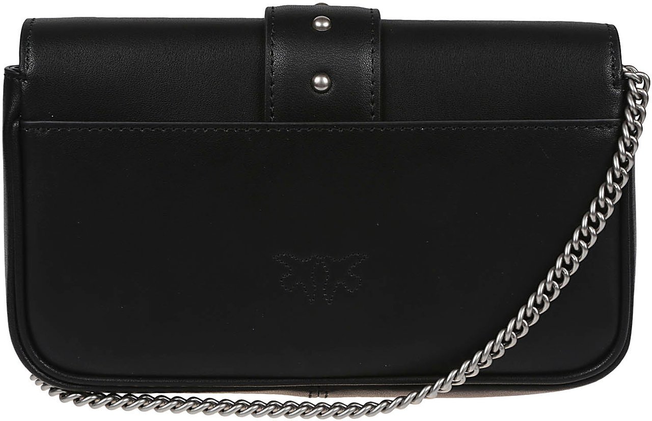 Pinko Love One Pocket Simply Bag Black Zwart