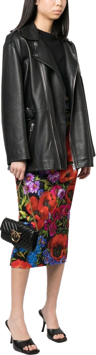 Pinko Love One Wallet C Nero-Antique Gold Zwart