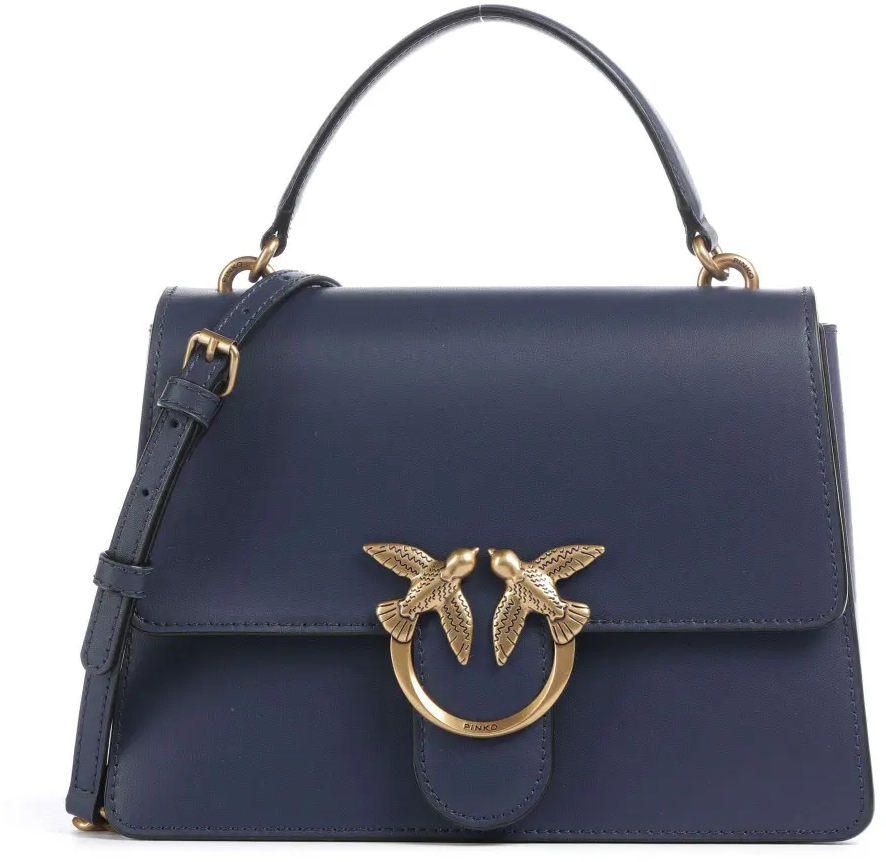 Pinko Bags Blu Indaco Ombrosoantique Blauw