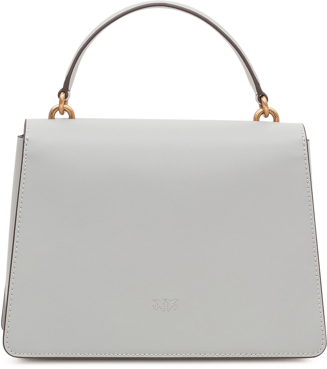Pinko Borsa Love One Top Handle con Patta e Manico Lichtgrijs