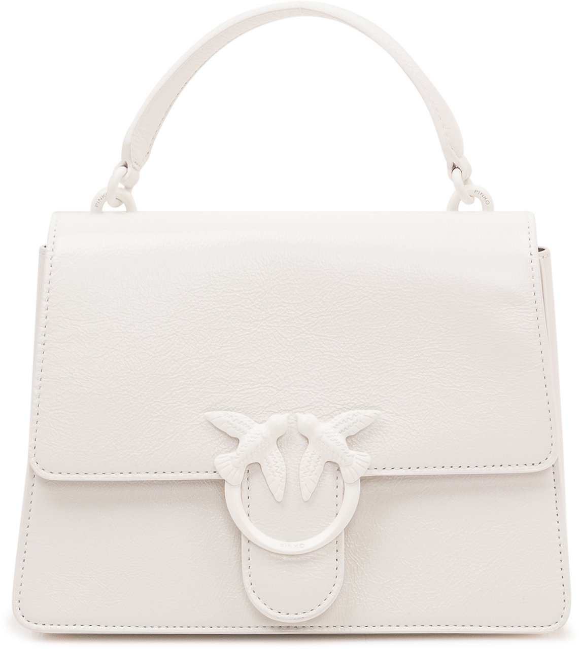 Pinko Borsa Love One Top Handle con Patta e Manico Wit
