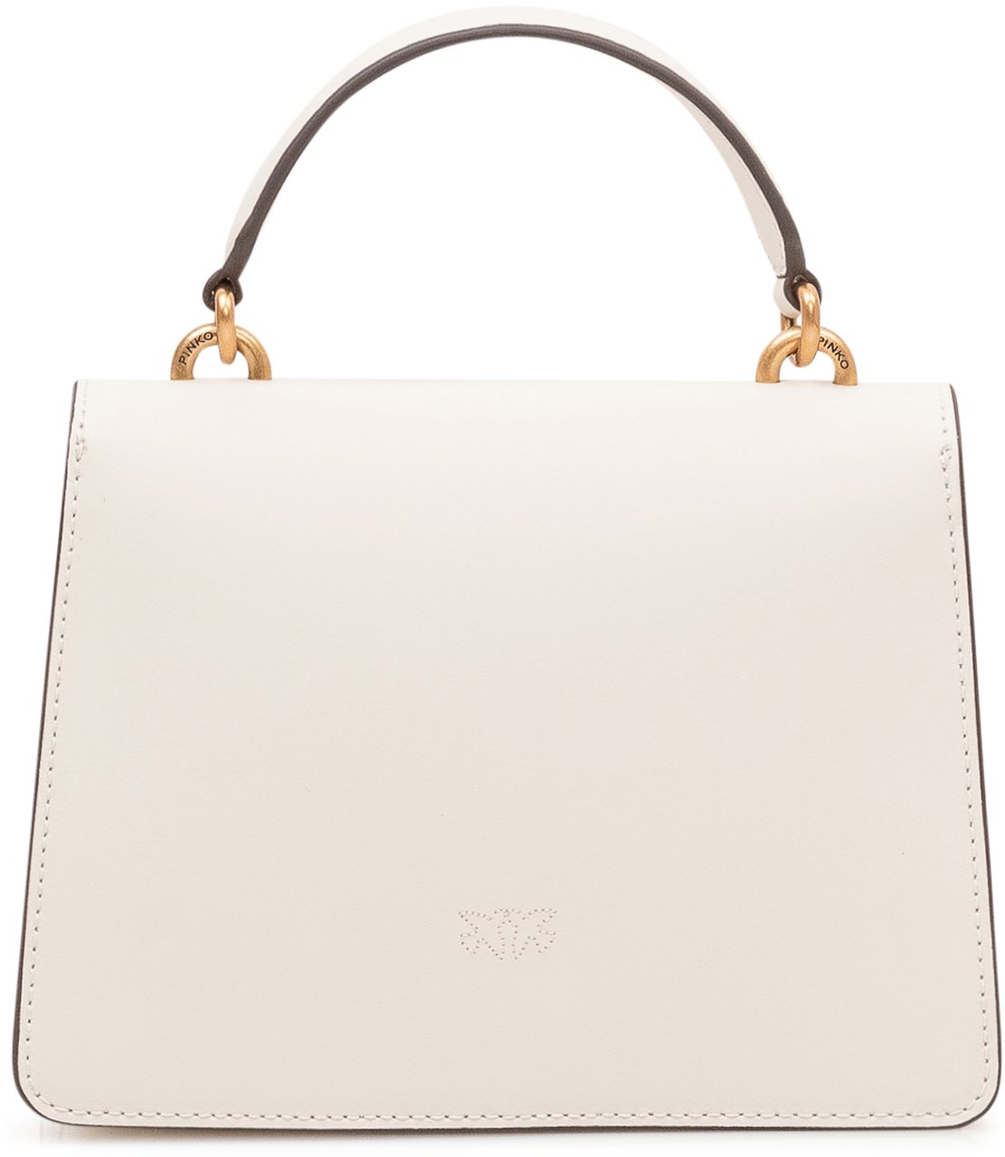 Pinko Borsa Love One Top Handle con Patta e Manico Wit