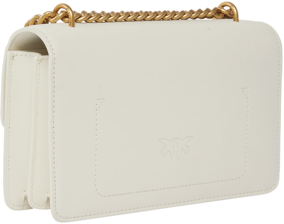 Pinko Bags Bianco Setaantique Gold Goud